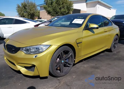 2016 BMW M4 z USA, uszkodzony, nr VIN WBS3R9C5XGK337510
